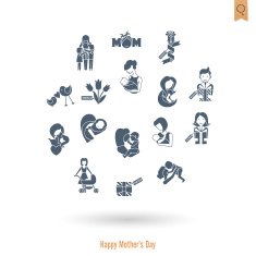 Happy Mothers Day Icons N398