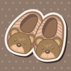Baby supplies slippers theme elements N13