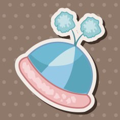 baby hat theme elements N16
