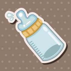 Feeding bottle theme elements N46