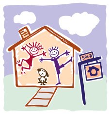 Childlike Depiction of Home Buying
