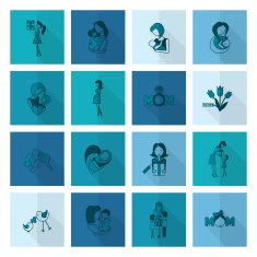 Happy Mothers Day Icons N403