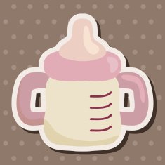 Feeding bottle theme elements N47