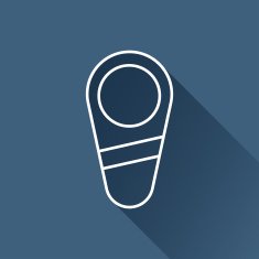 Vector newborn baby icon Eps10