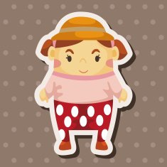 family girl character theme elements N60