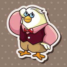 animal worker cartoon theme elements N53