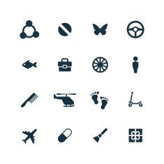baby kids icons set