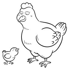 Hen and chick