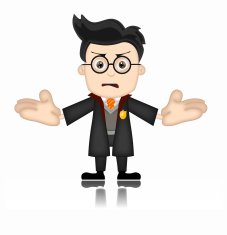 Ben Boy Cartoon Character Magican Magus Wizard unfriendly N18