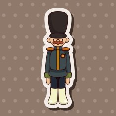Toy Soldiers theme elements vector eps N23