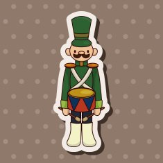 Toy Soldiers theme elements vector eps N24