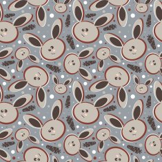 Rabbits Abstract seamless background N2