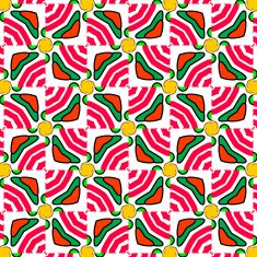Joyful Sunny spring bright cheerful pattern N16