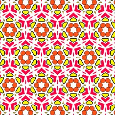 Joyful Sunny spring bright cheerful pattern N17
