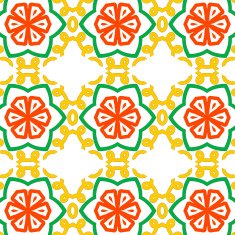 Joyful Sunny spring bright cheerful pattern N23