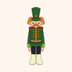 Toy Soldiers theme elements vector eps N29