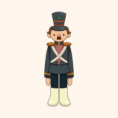 Toy Soldiers theme elements vector eps N30