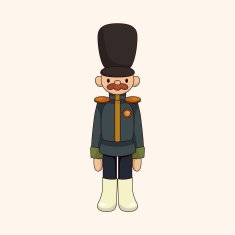 Toy Soldiers theme elements vector eps N32