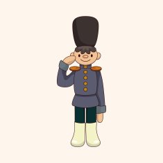 Toy Soldiers theme elements vector eps N34
