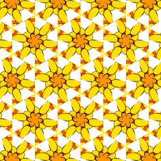 Joyful Sunny spring bright cheerful pattern N30
