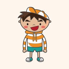 family boy character theme elements N64