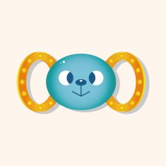 baby toy rattle theme elements N31