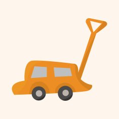 baby toy car theme elements N23