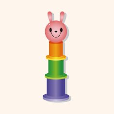 baby toy brick tower theme elements N13