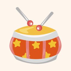 baby toy drum theme elements N5
