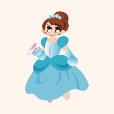fairytale princess theme elements N165