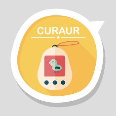 pocket pet flat icon with long shadow eps 10 N9
