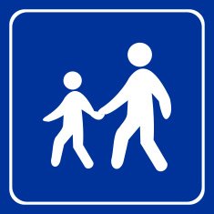 crosswalk icon great for any use Vector EPS10