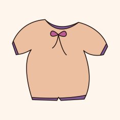 Baby clothes theme elements N77