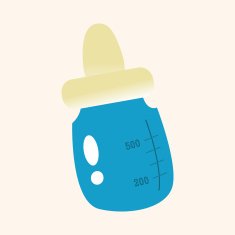 Feeding bottle theme elements N66