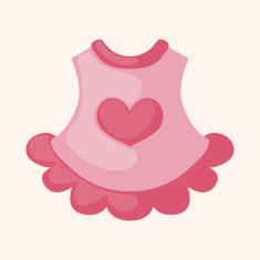 Baby clothes theme elements N81