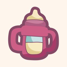 Feeding bottle theme elements N68