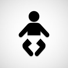 Baby icon great for any use Vector EPS10