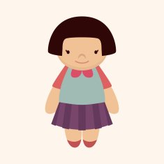 family girl character theme elements N73