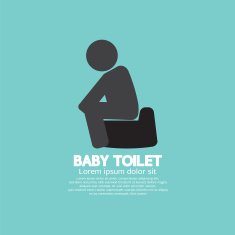 Black Symbol Baby Toilet