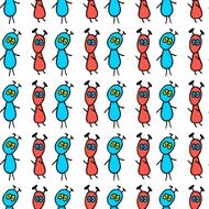 Seamless pattern UFO-13