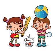 children learn map
