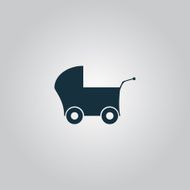 Buggy web icon on a gray background N2