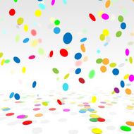 Party Background With a Colorful Confetti Stock Vector Ilustration