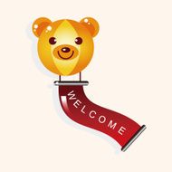playground welcome ballon theme elements vector eps N9