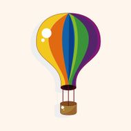 playground hot air ballon theme elements vector eps N5