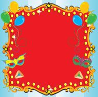 Jewish Purim Carnival Poster