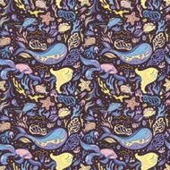 Cute doodle travel pattern