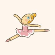 ballet dancer theme elements vector eps N3