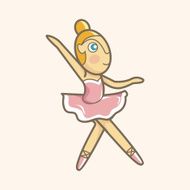 ballet dancer theme elements vector eps N6