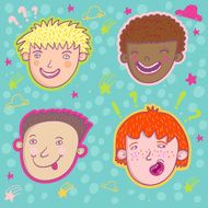 Smiling boys